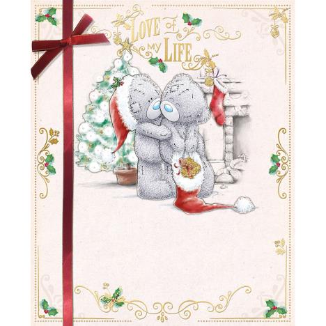 Love Of My Life Bears Hugging  Me To You Bear Christmas Card £4.99